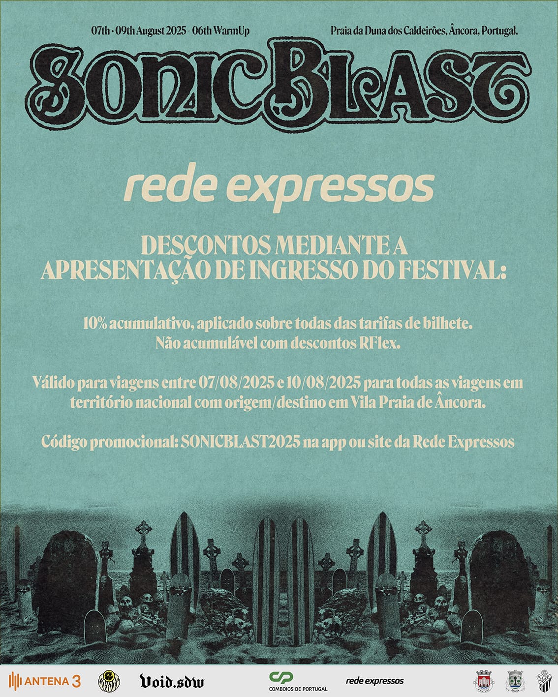 🚎 Rede Expressos takes you to SonicBlast Fest 2025 🚎